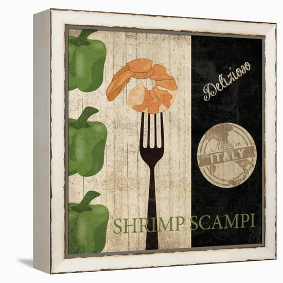 Big Night Out - Shrimp Scampi-Piper Ballantyne-Framed Stretched Canvas