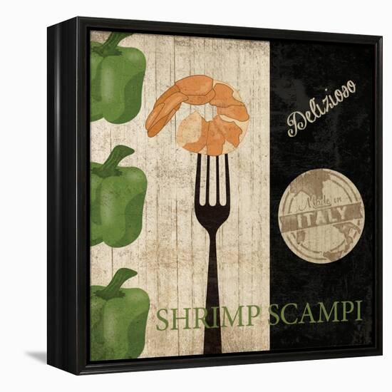 Big Night Out - Shrimp Scampi-Piper Ballantyne-Framed Stretched Canvas