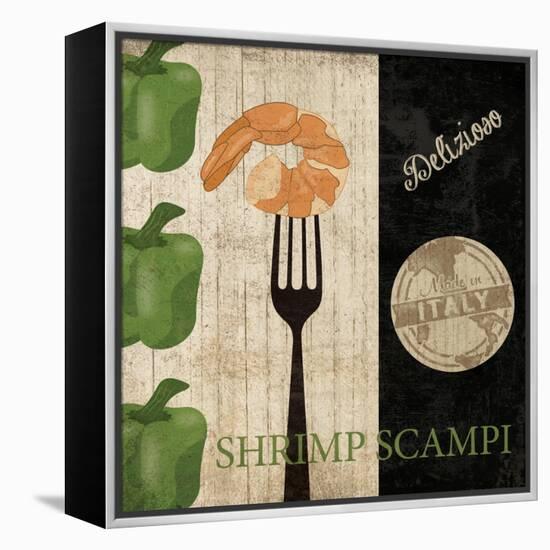 Big Night Out - Shrimp Scampi-Piper Ballantyne-Framed Stretched Canvas