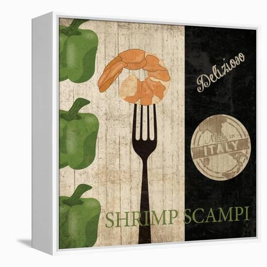 Big Night Out - Shrimp Scampi-Piper Ballantyne-Framed Stretched Canvas