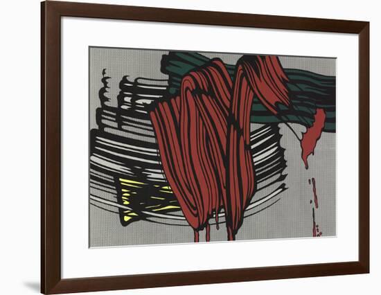 Big Painting #6-Roy Lichtenstein-Framed Serigraph