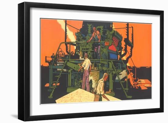 Big Piece of Machinery-null-Framed Art Print