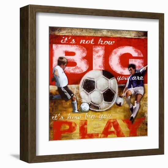 Big Play: Soccer-Robert Downs-Framed Art Print