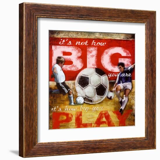 Big Play: Soccer-Robert Downs-Framed Art Print