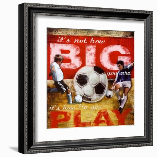 Big Play: Soccer-Robert Downs-Framed Art Print