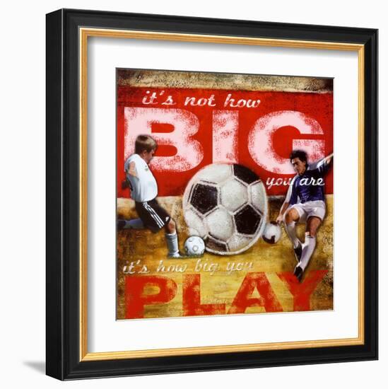 Big Play: Soccer-Robert Downs-Framed Art Print