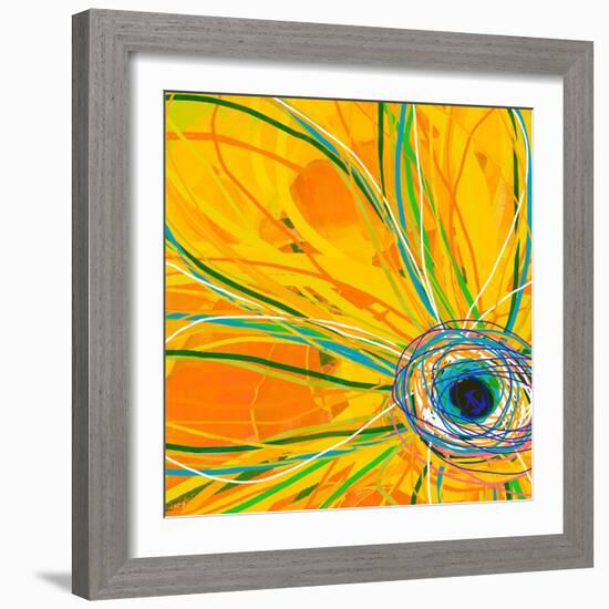 Big Pop Floral I-Ricki Mountain-Framed Art Print