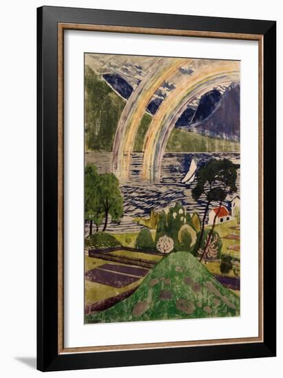 Big Rainbow, 1912-Nikolai Astrup-Framed Giclee Print