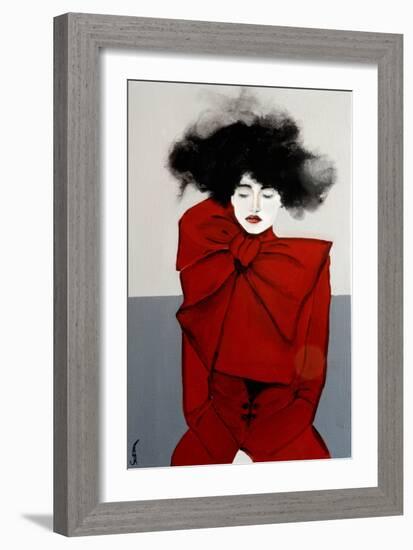 Big Red Bow, 2016-Susan Adams-Framed Giclee Print