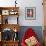 Big Red Chair-Jan Panico-Framed Premium Giclee Print displayed on a wall
