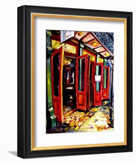 Big Red Doors in the French Quarter-Diane Millsap-Framed Art Print