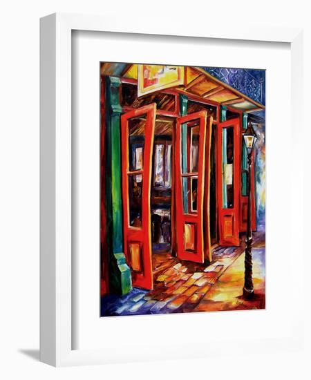 Big Red Doors In The French Quarter-Diane Millsap-Framed Art Print