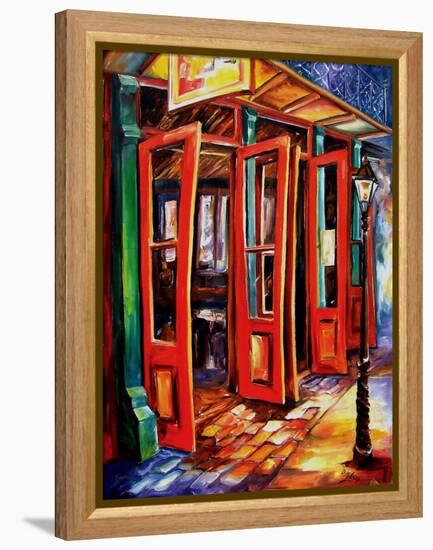 Big Red Doors In The French Quarter-Diane Millsap-Framed Stretched Canvas