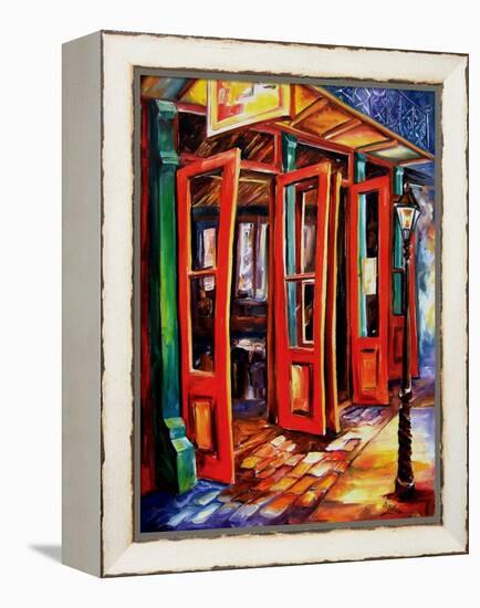 Big Red Doors In The French Quarter-Diane Millsap-Framed Stretched Canvas