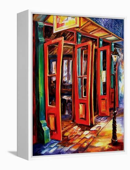 Big Red Doors In The French Quarter-Diane Millsap-Framed Stretched Canvas