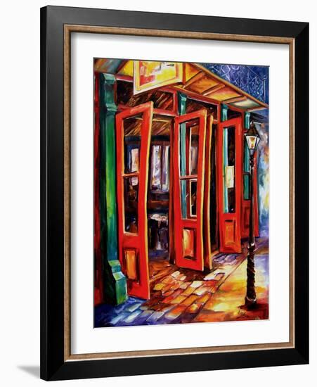 Big Red Doors In The French Quarter-Diane Millsap-Framed Art Print