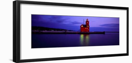 Big Red Lighthouse, Holland, Michigan, USA-null-Framed Photographic Print