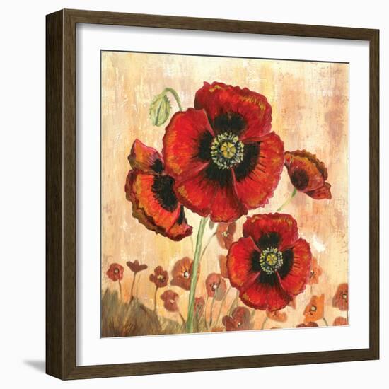 Big Red Poppies I-Gregory Gorham-Framed Photographic Print