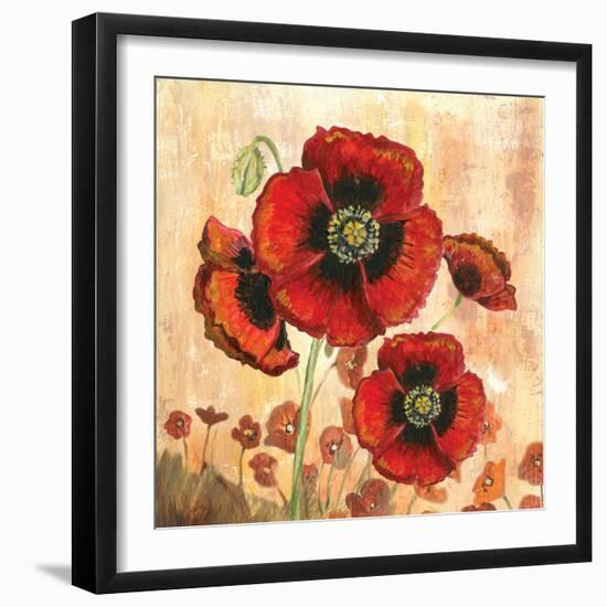 Big Red Poppies I-Gregory Gorham-Framed Photographic Print