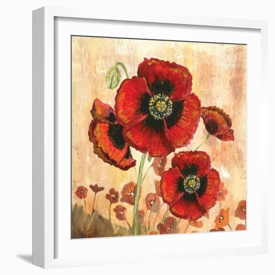 Big Red Poppies I-Gregory Gorham-Framed Photographic Print