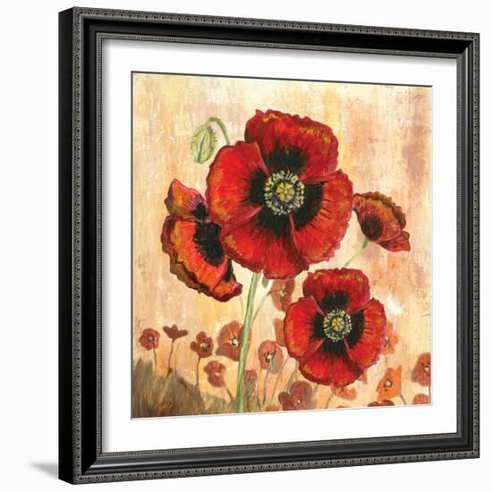 Big Red Poppies I-Gregory Gorham-Framed Photographic Print