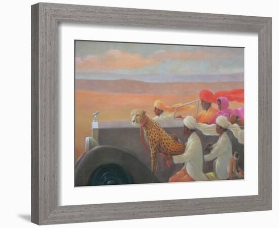 Big Red Turban-Lincoln Seligman-Framed Giclee Print