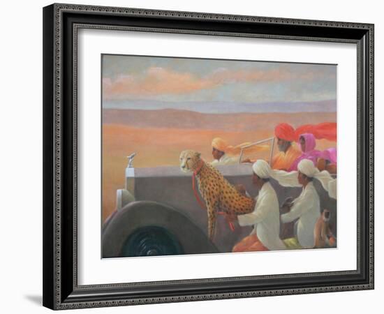 Big Red Turban-Lincoln Seligman-Framed Giclee Print