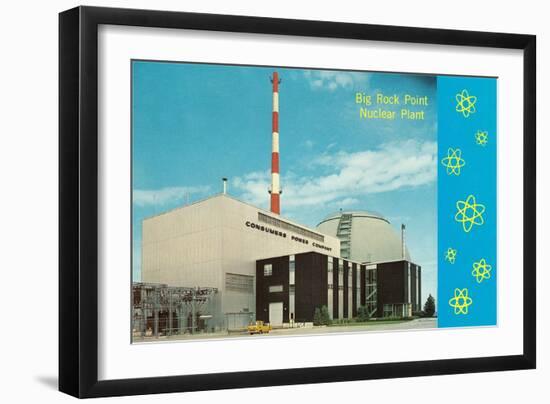 Big Rock Point Nuclear Plant, Charlevoix-null-Framed Art Print