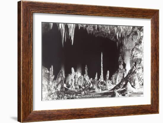 Big Room, Carlsbad Caverns, New Mexico-null-Framed Art Print