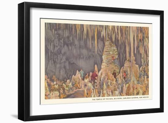 Big Room, Carlsbad Caverns, New Mexico-null-Framed Art Print