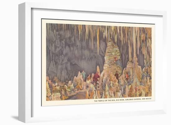 Big Room, Carlsbad Caverns, New Mexico-null-Framed Art Print
