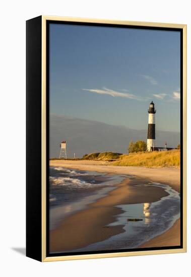 Big Sable Point Lighthouse on Lake Michigan, Ludington SP, Michigan-Chuck Haney-Framed Premier Image Canvas