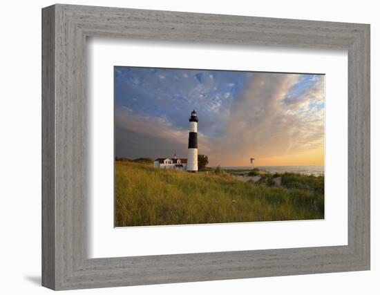 Big Sable Point Lighthouse.-rudi1976-Framed Photographic Print