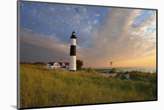 Big Sable Point Lighthouse.-rudi1976-Mounted Photographic Print