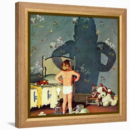 "Big Shadow, Little Boy," October 22, 1960-Richard Sargent-Framed Premier Image Canvas