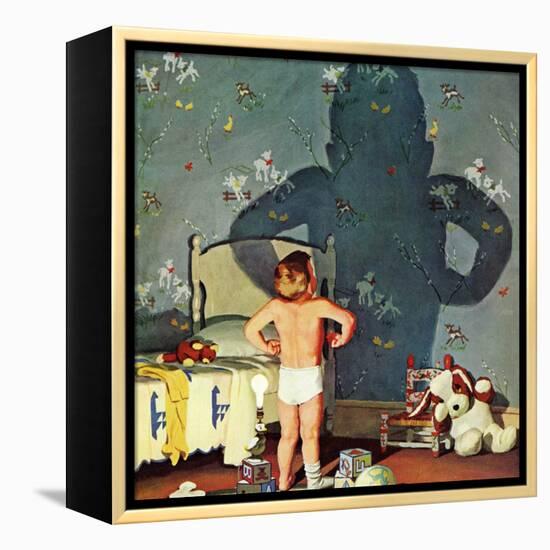 "Big Shadow, Little Boy," October 22, 1960-Richard Sargent-Framed Premier Image Canvas