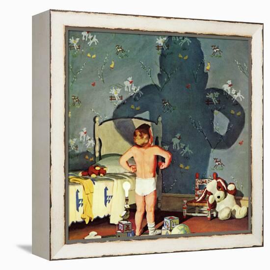 "Big Shadow, Little Boy," October 22, 1960-Richard Sargent-Framed Premier Image Canvas