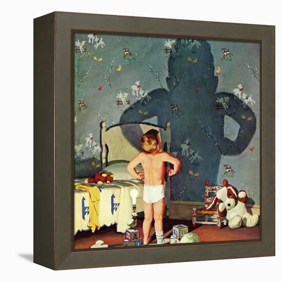 "Big Shadow, Little Boy," October 22, 1960-Richard Sargent-Framed Premier Image Canvas