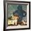 "Big Shadow, Little Boy," October 22, 1960-Richard Sargent-Framed Premium Giclee Print