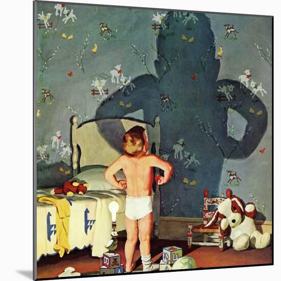 "Big Shadow, Little Boy," October 22, 1960-Richard Sargent-Mounted Giclee Print