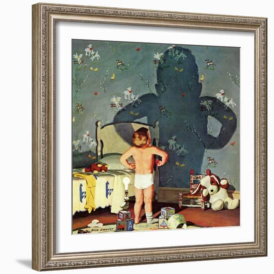 "Big Shadow, Little Boy," October 22, 1960-Richard Sargent-Framed Giclee Print