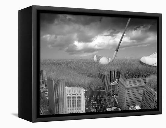 Big Shot-Thomas Barbey-Framed Premier Image Canvas