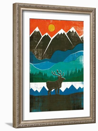 Big Sky I No Words-Michael Mullan-Framed Art Print