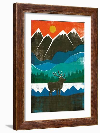 Big Sky I No Words-Michael Mullan-Framed Art Print