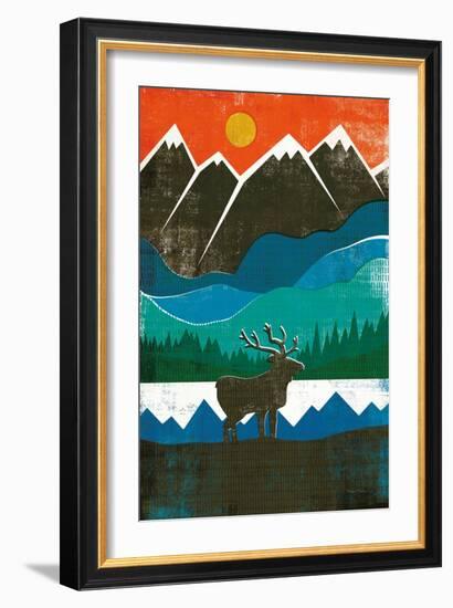 Big Sky I No Words-Michael Mullan-Framed Art Print