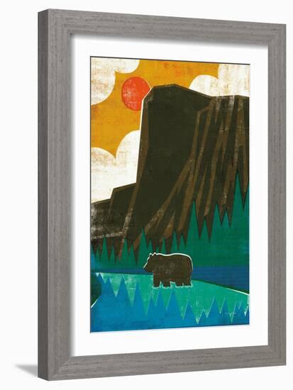 Big Sky IV No Words-Michael Mullan-Framed Art Print