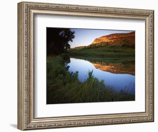 Big Springs at sunrise, Lake Scott State Park, Kansas, USA-Charles Gurche-Framed Photographic Print