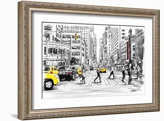 Big Street-Loui Jover-Framed Art Print