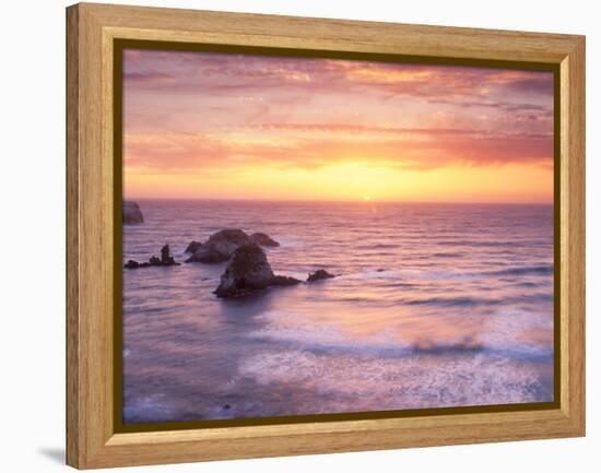 Big Sur at Sunset, California, USA-Gavriel Jecan-Framed Premier Image Canvas