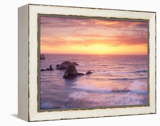 Big Sur at Sunset, California, USA-Gavriel Jecan-Framed Premier Image Canvas